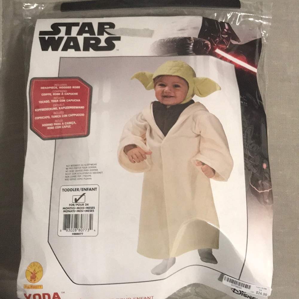 Yoda Halloween  costume worn 1x